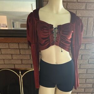 Rehab Lab Rich Red Top